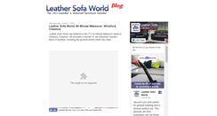 Desktop Screenshot of blog.leathersofaworld.com